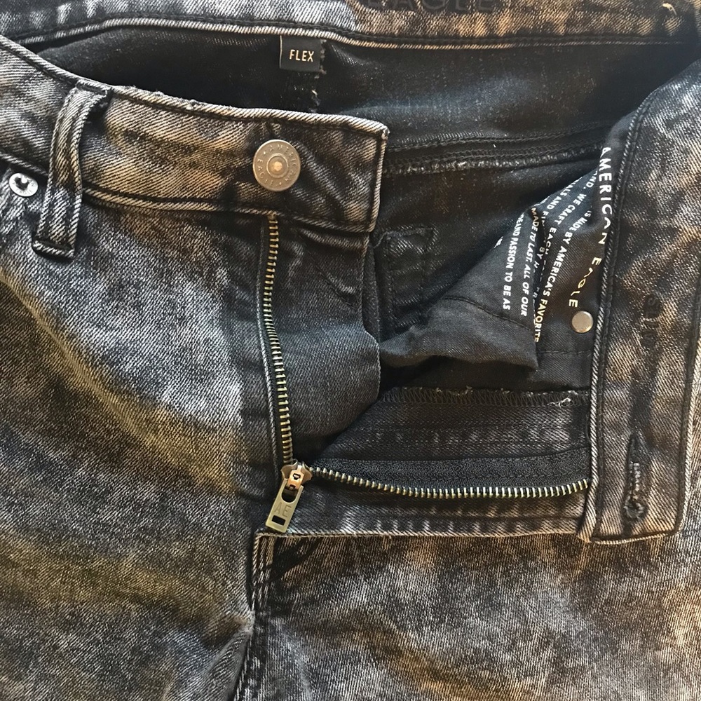 Acid wash jeans
